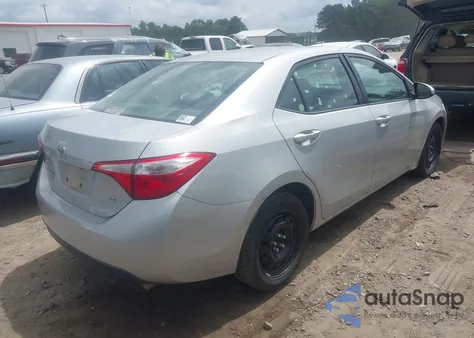 2015 Toyota Corolla Le из США, поврежденный, VIN 2T1BURHE2FC455738